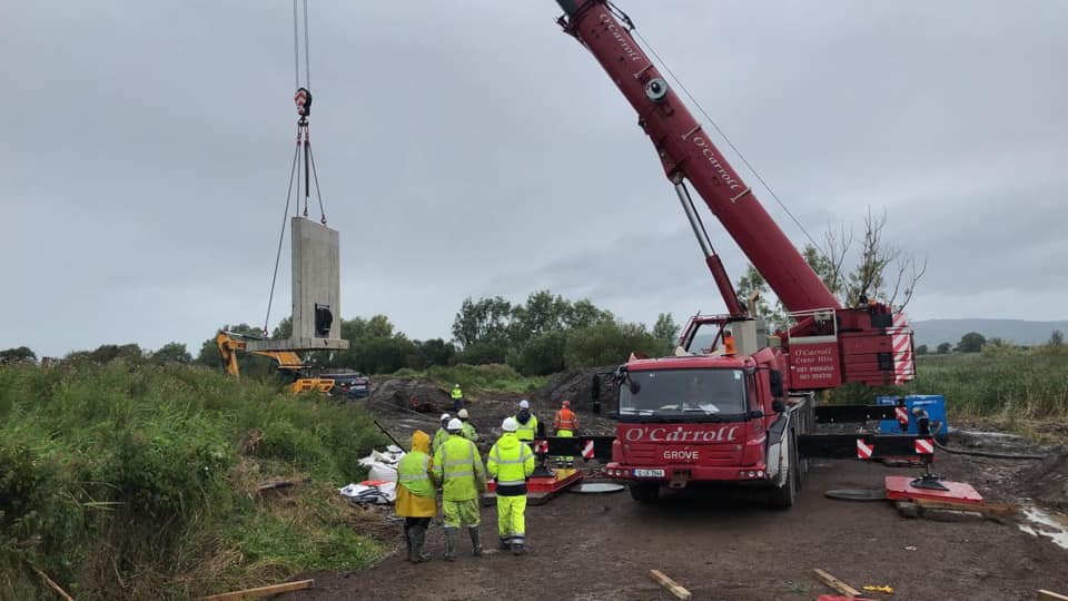 15t Precast Bespoke Pipe Headwall Supplied to the Office of Public Works (OPW)